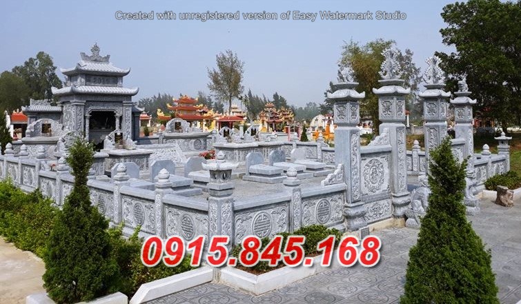 65 Tường rào khu lăng mộ đá đẹp bán tại Thanh Hoá